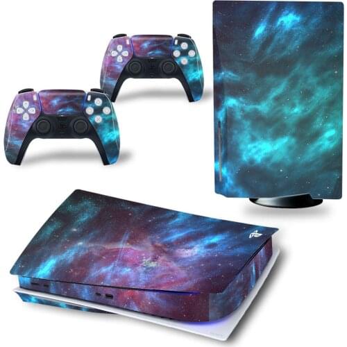 Star Skies For PS5 Disk Viny Decal Sticker Console + 2 Controller Skin Sticker For Sony Playstation 5 Game Accessories