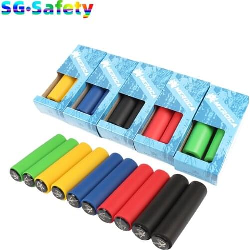 1Pair Bicycle Handle bar Cover Ultra-light Road Mountain Bike Cycling Silicone Anti-slip bike steering wheel handle cover