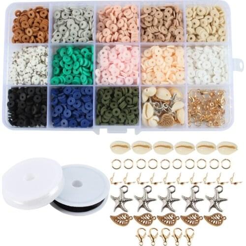 15 g 6 mm soft beads box color of wafer jewelry DIY accessories