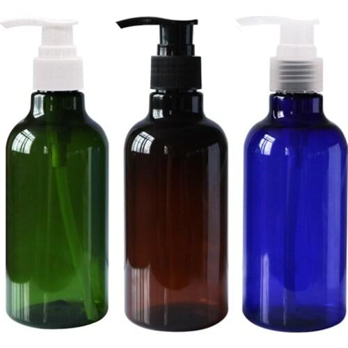 20pcs 250ml Lotion Pump Shampoo Bottles With Dispenser Personal Care Liquid Soap Packaging Containers travel Shower Gel bottle