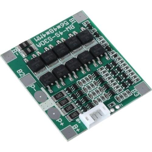 4S 30A 12.8V w/Balance 3.2V LiFePo4 LiFe 18650 Battery BMS Protection PCB Board K9FA