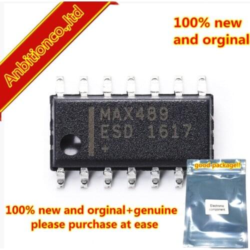 5pcs 100% New original MAX489ESD+T RS-485/RS-422 in stock