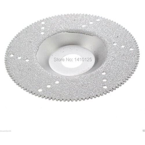 4" x 5/8" inch Diamond BRAZED Grinding Disc Abrasive Wheel Convex Serrated Grit 46 Coarse For Angle Grinder Double Life Stone