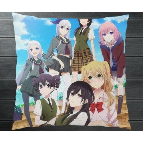 Anime Citrus Aihara Yuzu Aihara Mei Kiss Two Side Pillowcases Hugging Pillow Cushion Case Cover Otaku Manga Cosplay Gift