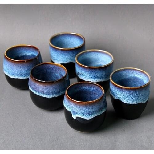 Large Ceramic Tea Cup Porcelain Teacup Kung Fu Tea Set Cup Teaware Personal Single Cup Household Water Cup Master Cup Tea Cup