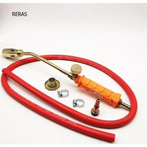 Long Arm Gas Welding Torch Soldering Burner Heating Ignition Hose Regulator Brazing Tool Outdoor Picnic BBQ Accessories for fre