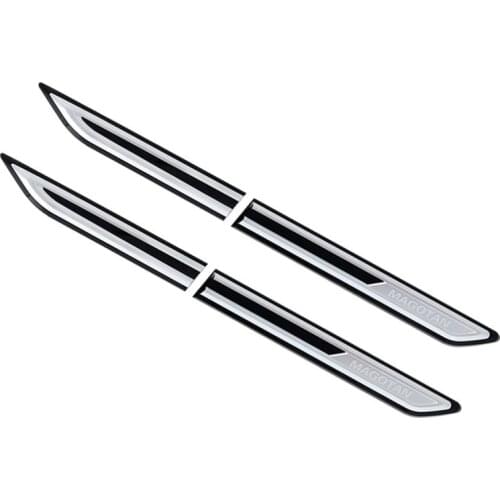 Car Chrome Car Side Fender Decoration Sticker Fender Trim Accessories for Magotan Passat B8