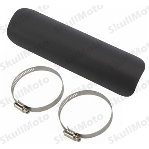 Hot Universal Black Motorcycle Parts Accessories Straight Exhaust Muffler Pipe Heat Shield Cover Guard