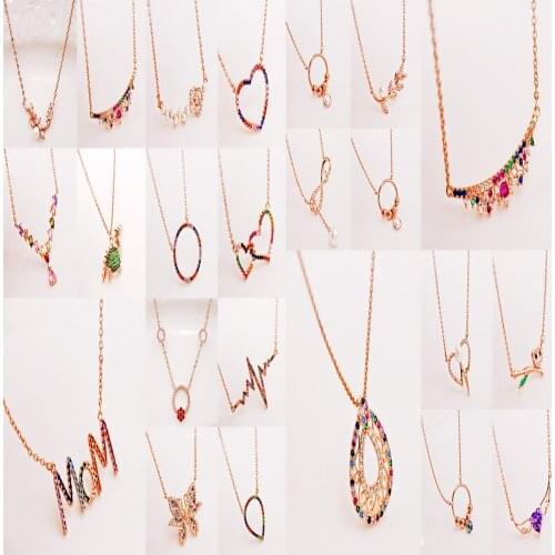 Trendy Classic Necklace Pendant Heart Simulated-Pearl Pendants For Women Girls Fashion Jewelry Accessories Wedding Gift