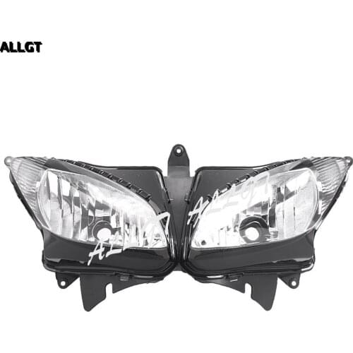 ALLGT Motorcycle Front Head Light Headlight for YAMAHA FZ6S 2003 04 05 06 07 08 2009 Clear