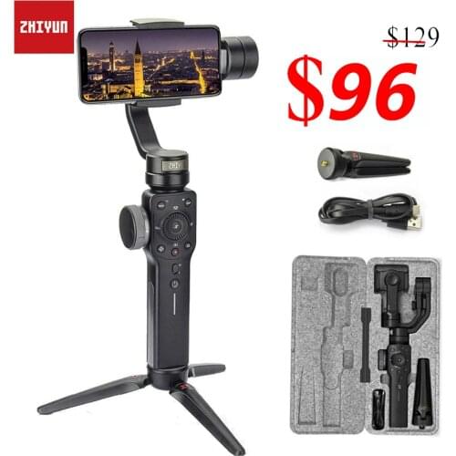 Zhiyun Smooth 4 3 Axis Handheld Gimbal Stabilizer For Smartphone iPhone X 8 7 6 6S Plus Samsung Galaxy S9 S8 S7 Action Camera
