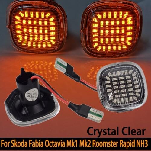 Led Side Marker Dynamic Led Turn Signals for AUDI A3 A4 A8 for SKODA Fabia Octavia Mk1 Mk2 for SEAT Leon Mk1 Ibiza Mk2 Cordoba