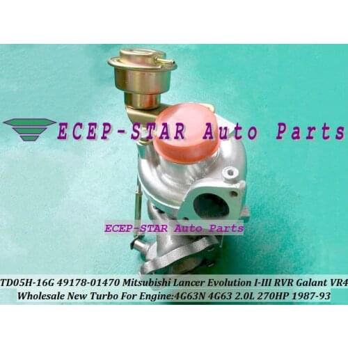 TD05-16G 49178-01470 4917801470 MR239345 Turbo For Mitsubishi Lancer Evolution I II III RVR Galant VR4 1987-93 4G63N 2.0L 270HP