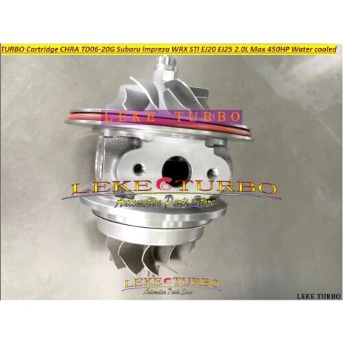 Turbo Cartridge CHRA TD06 20G TD06-20G TD06-20GHW For SUBARU Impreza WRX 2002- 2.0L EJ20 EJ25 MAX 450HP ONLY Fit China Made TD06