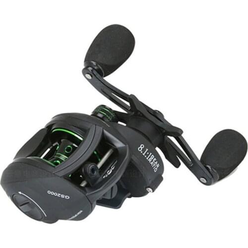 High Quality Baitcasting Reel 8KG Max Drag 8.1:1High Speed Ratio Left And Right Hand Casting Reel Lurekiller Drag Carp Pesca