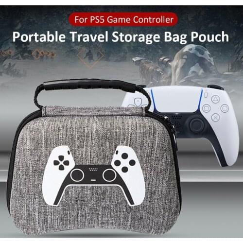 Protective EVA Hard Shell Carrying Case for PS5 Controller Portable Storage Bag Waterproof for PS5 Gamepad