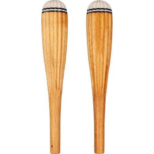 2pcs Chinese Erhu Maple Wood Shaft Replacement Accessory for Erhu Instrument