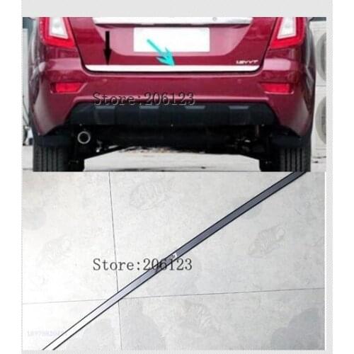 For Lifan X60 Accessories Chrome 2011 2012 2013 2014 2015 Auto rear door trim,tail trunk sticker