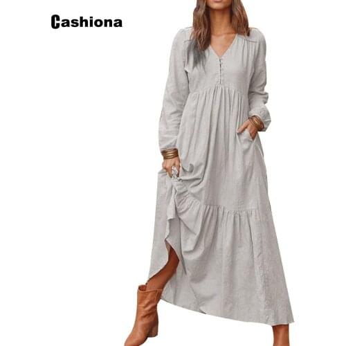 Cashiona Summer Linen Dresses