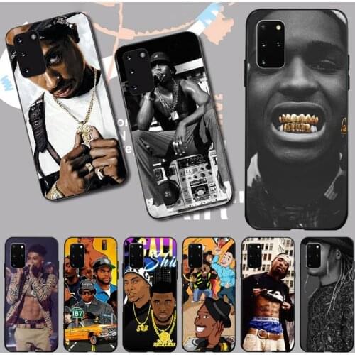 PENGHUWAN 2pac Tupac and Biggie rap hip hop music Phone Case Cover for Samsung S20 plus Ultra S6 S7 edge S8 S9 plus S10 5G