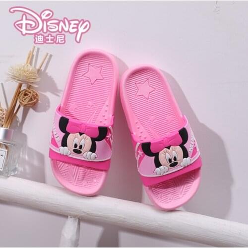 Disney Mickey Mouse Childrens Shoes 2021 Summer New Non-slip Indoor and Outdoor Cartoon Slippers for Boys and Girls