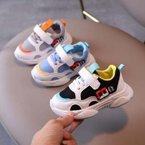 Children Casual Shoes Breathable Kids Sneakers Hook & Loop Boys Girls Shoes Jogging Walking Children Sport Shoes Kids Footwear