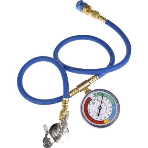 Car Air Conditioning Repair Tool Refrigerant Connector Cold Pressure Gauge Bottle Opener Air Conditioner Fluoridation Tube