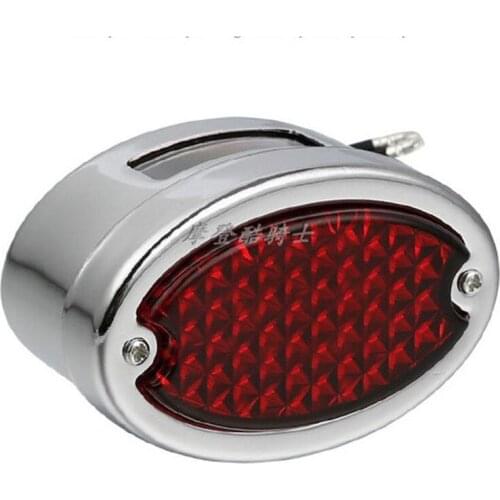 Red lighting Rear indicator Black Motorbike Brake Lamp for yamaha harley vintage moto Taillight cafe racer Motorbike Tail Light