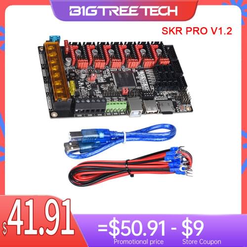 BIGTREETECH SKR PRO V1.2 32 Bit Motherboard TMC2208 TMC2209 UART Driver Dual Z-axis 3D Printer Parts SKR V1.3 V1.4 Turbo TFT35