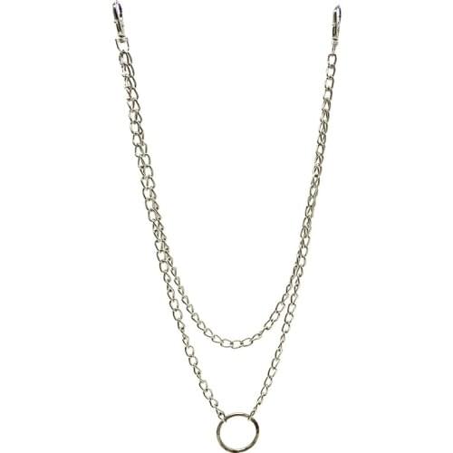 Men Wallet Chain Keychain Punk Rock Style Silver Pants Key Chains Jeans Trousers Hipster Waist Key Chain