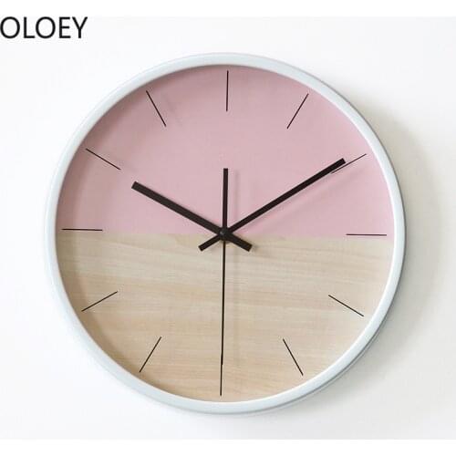 Wall Clock Modern Design Minimalistic Silent Clocks Wall Home Decor Bedroom Living Room Creative Wall Watch Reloj Shabby Chic