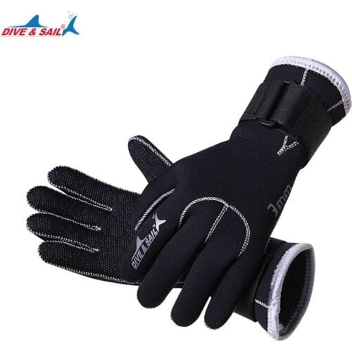 3MM Neoprene Swimming Dive Gloves Mens Non-slip Wear-resistant Warmth Snorkeling Kayak Womens Water Sports Diving Suit Gloves