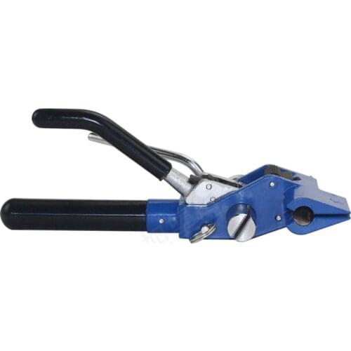 Stainless Steel Cable Tie Gun Stainless Steel Zip Cable Tie plier bundle tool for width 4.6-19mm thickness 0-0.8mm Blue