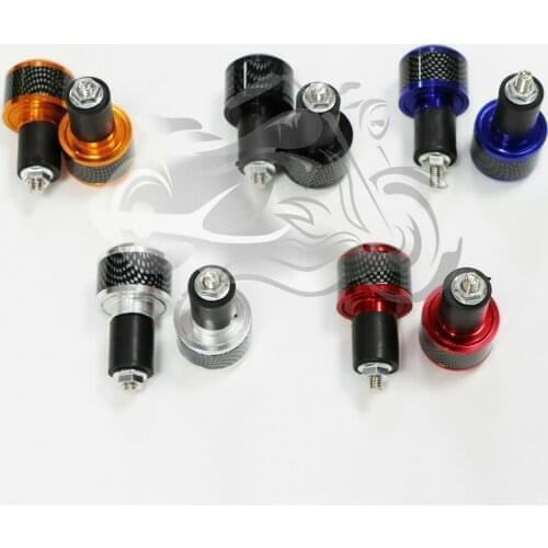 Fit for G310R G310GS C400X C400GT C650GT G310 C400 7/8'' 22mm Carbon Fiber Handlebar Grip End Motorcycle Handle Bar Cap End Plug