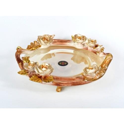Royal Art Alize Amber Caramel Straight Fruit Bowl 242082