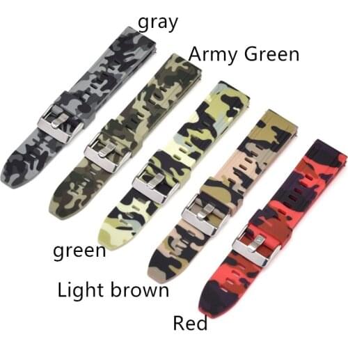 18 20 22 24mm camouflage Quick Release Watch Band for Huawei GT 2 42/46mm Samsung Galaxy 46mm gear S3 Frontier amazfit strap