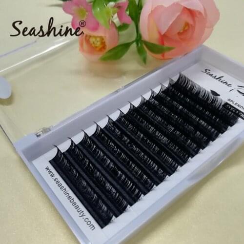 Seashine Korea Eyelash Extensions C D L Individual Lashes False Mink Eyelashes Makeup Silk Russian Volume Lashes