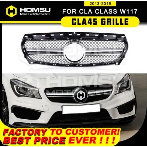 Car grill mesh Grille for CLA class W117 x117 c117 Year 2013 2014 2015 for benz amg style grille for CLA180 CLA200 CLA250