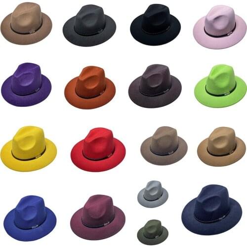 Fedora Hat with Braid Belt Wide Brim Winter Autumn Classic Medium Width Gental Men Vintage Stylish Woman Top Hat