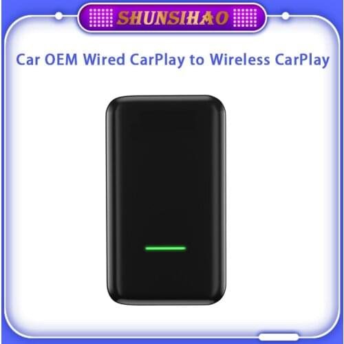 ShunSihao Wireless apple Carplay software dog to car OEM wired Carplay to wireless Carplay for Benz gla 200 gla180 gle350 E350