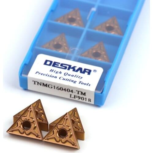 TNMG160404 TNMG160408 TNMG160412 TM CQ HQ PR CM PM MT R-S L-S LF9018 DESKAR Original CNC lathe tool carbide inserts for steel