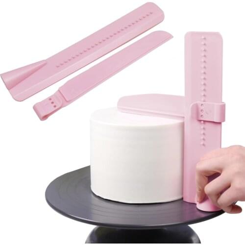 Cake Scraper Convenient Adjustable Fondant Spatulas Cake Edge Smoother Cream Decorating DIY Bakeware Tableware Kitchen Cake Tool