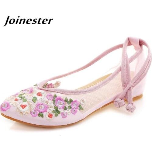 Summer Women Pointed Toe Organza Sandals Ladies Flat Heeled Transparent Loafers Ankle Strap Runway Nurse Shoes Retro Moccasin