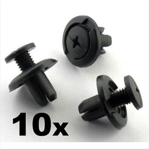Clips Screws Wheels Passage Liner / Mud Guard and Bumper 8mm For Honda X10