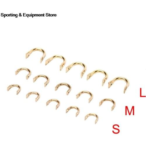 50PCS Easy-Spin Clevises Spinner Easy Spin Brass DIY Fishing Lures Accessories Gold Silver
