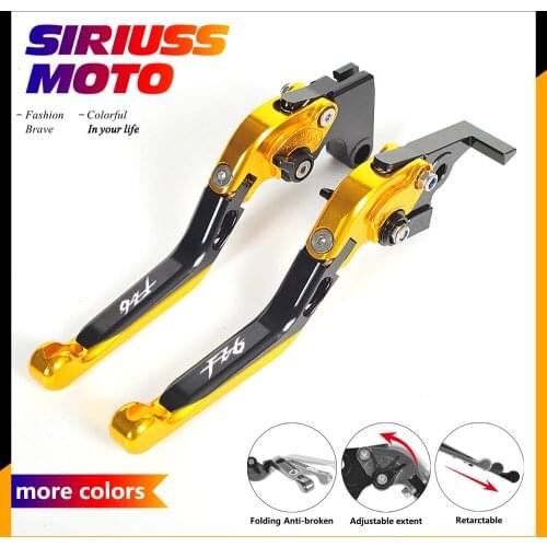 All CNC Motorcycle Foldable Lever Motocross Brake Clutch Levers Case for Yamaha fz6 Fazer FZ 6 2004-2010