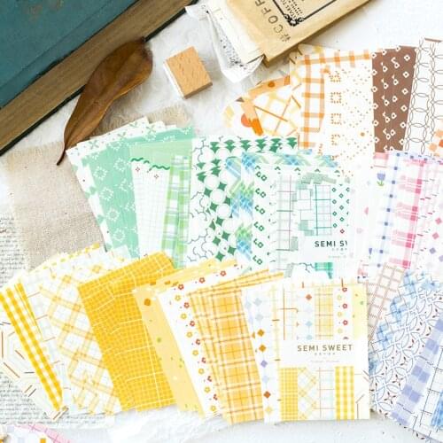 Yoofun 50 Pcs Small Fresh and Cute Vintage Collage Bullet Journaling DIY Source Material Kawaii School Stationery Supplies