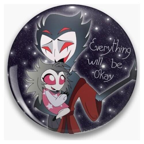 Everything Will Be Okay Soft Button Pin Hat Decor Fashion Cute Brooch Funny Collar Badge Jewelry Clothes Lover Gift Lapel Pin