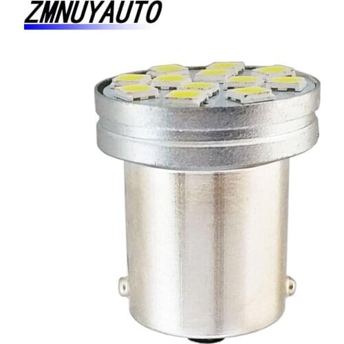 1PCS 1156 BA15S P21W R5W BAU15S PY21W LED 1157 BAY15D P21/5W 12SMD 3030 Car Turn Signal Lights Auto Lamp White Red Amber 12V