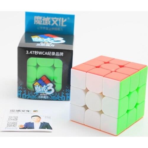10 pcs Moyu Magic cube 3*3 10-cubes Meilong 3x3x3 Speed cube 3x3x3 Puzzle cubo magico Profissional Educational Toys Game cube